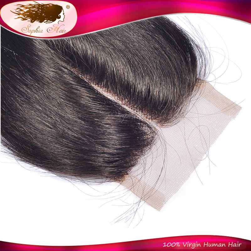 lace closure brazilian virgin hair straight-1011