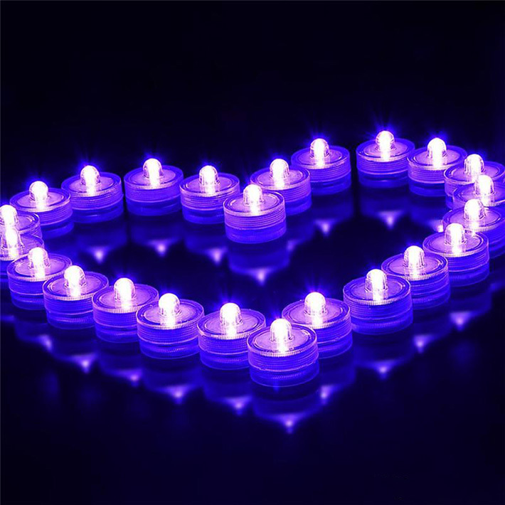 10pcs lot Romantic Waterproof Submersible LED Tea Light Electronic Candle Light for Wedding Party Christmas Valentine