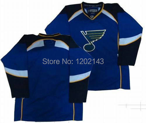 buy online customized hockey jerseys blues personalized custom your name number,mix order ,embroidered logos