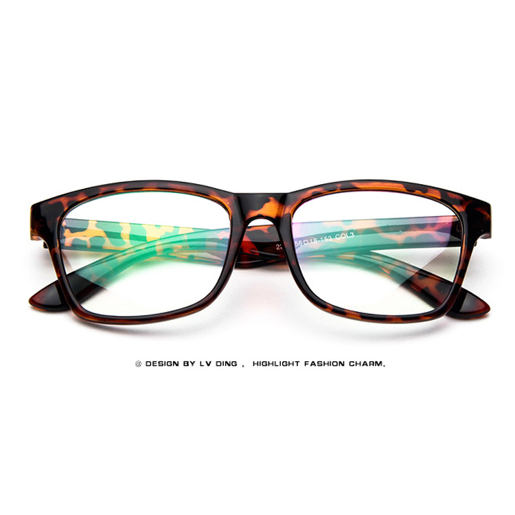 2016 Retro Square Big Glasses Frame Women Men Computer ...