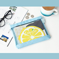 Fruit market opening window Oxford cloth storage bag paper bag pencil case