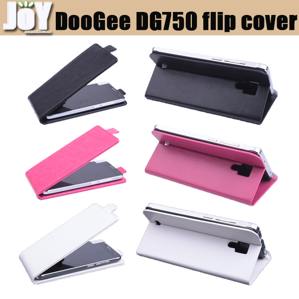 New 2015 Free shipping mobile phone bag PU leather DooGee IRON BONE DG750 Flip case cover