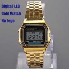 Classic Gold Metal 80’s Fashion Vintage Digital Display Retro style Watch PMHM102*50