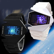 2015 Fashion creative digital watch Buzos hombre military watch colorful backlight fighter LED watch sport relogio