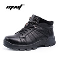 Fashion super warm genuine leather men boots comfortable men winter boots Plush fur winter shoes outdoor