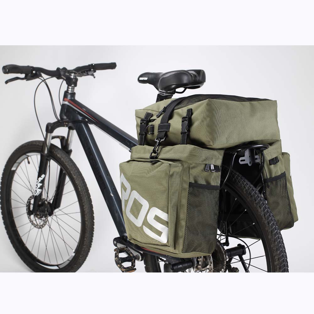2018 Accessories Bicycle Bags Panniers Roswheel 3 In 1 Waterproof 2018 Accessories Bicycle Bags Panniers Roswheel 3 In 1 Waterproof Polyester Mountain Road Bike Cycling Double Side Rear Rack Tail From Sport 11