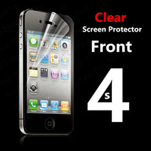 Front Full body Transparent Clear LCD HD Screen Protector Film for Apple iPhone 4 4S 4G Protective Film Guard with Cloth