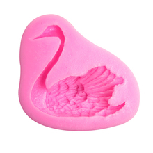 Kitchen Accessories 3D Swan Shape Fondant Silicone Mold Cake Decoration Bakeware Silicone Mold Soap Chocolate Moulds
