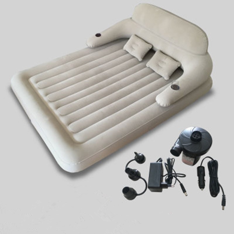 Fashion Folding Bed Waterproof Inflatable Mattress With Backrest