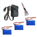 3pcs 7 4V 1100mAh Li po Battery for Wltoys V353 RC Quadcopter A949 A959 A969 A979