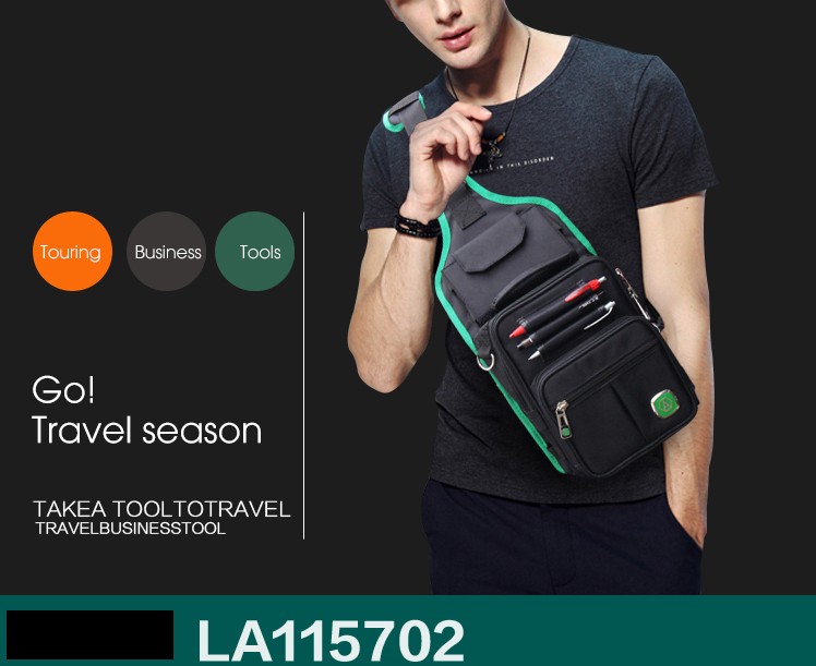 LAOA Multifunction Messenger Bag Cross Body Electrician Hardware Mechanic's Canvas  Tool Bags For Store Tools