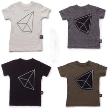 nununu* 2016 unisex baby kids cotton T-shirts boys girls summer short sleeve top cloth children fashion T shirt 1-6Y
