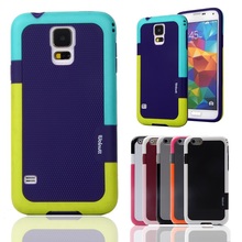 Candy Double Color ARMOR Soft TPU Hybrid Back Case For Samsung Galaxy S5 SV I9600 G9006V G900 Shockproof Cell Phone Cover Bags