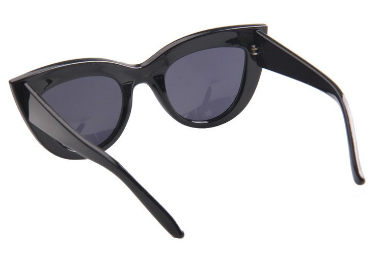 Women Sunglasses Classic Cat Eye Designer Fashion Shades Sexy Sunglasses black (2)