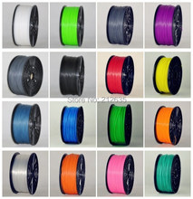 Muticolor 3d printer filaments PLA/ABS 1.75mm/3mm 1kg plastic Rubber Consumables Material MakerBot/RepRap/UP/Mendel