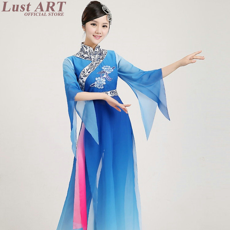 2016 nouvelle arrivée de danse folklorique chinois antiques chinois costumes de danse costume dames élégantes oriental