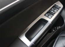High quality 4 pcs stainless steel Volkswagen vw 2014 2015 Polo accessories glass elevator decoration armrest
