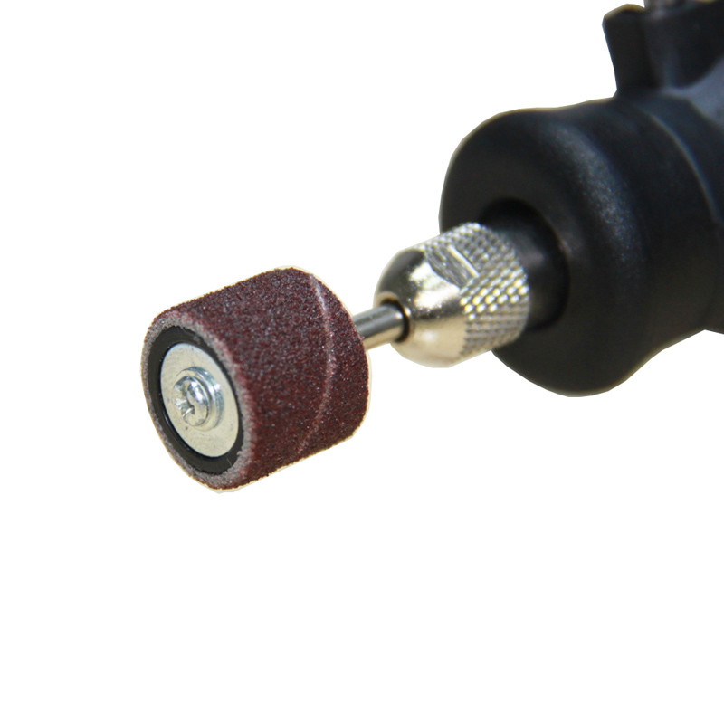 102PC 1/2" 1/4" Dremel Sanding Band Sleeves Drum Kit Sandpaper Rubber 2