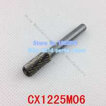 Metal duro fresas rotary rebabas de metal duro archivo rotativo desbarbado con un archivo la cabeza es de 12 mm modelo CX1225M06