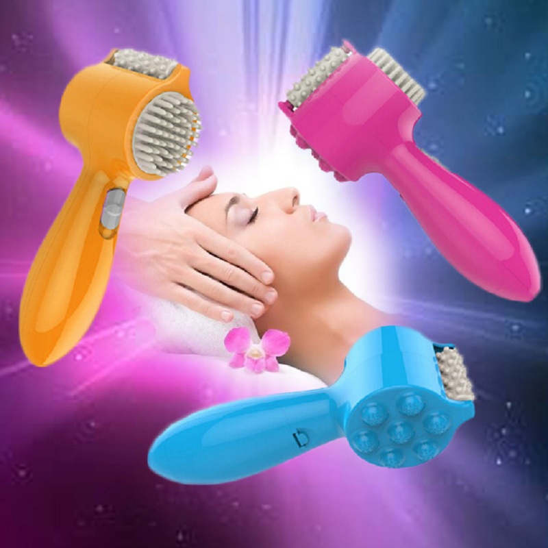 Brain Relaxation Massager Electric Vibrating Comb Teeth Massage Hammer Health Care Masajeador Fisioterapia Massageador Corporal