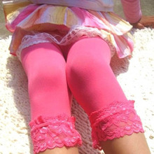 12 Colors Sweet Girl s Lace Velvet Leggings Ballet Bottom Leggings Hot