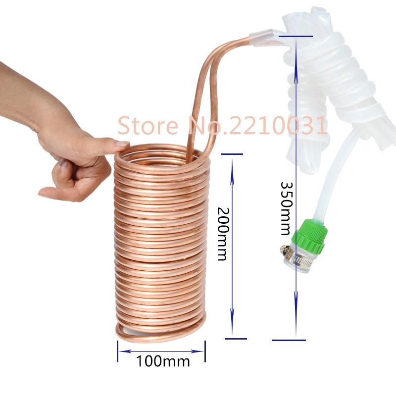 Buy Wort Chiller Copper Cooling Coiler Heat Exchanger