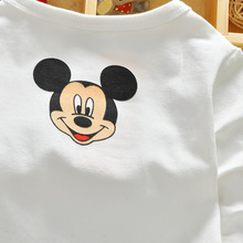 Spring children cartoon clothing sets boys girls Minnie cotton long sleeve shirts pants baby sports suits
