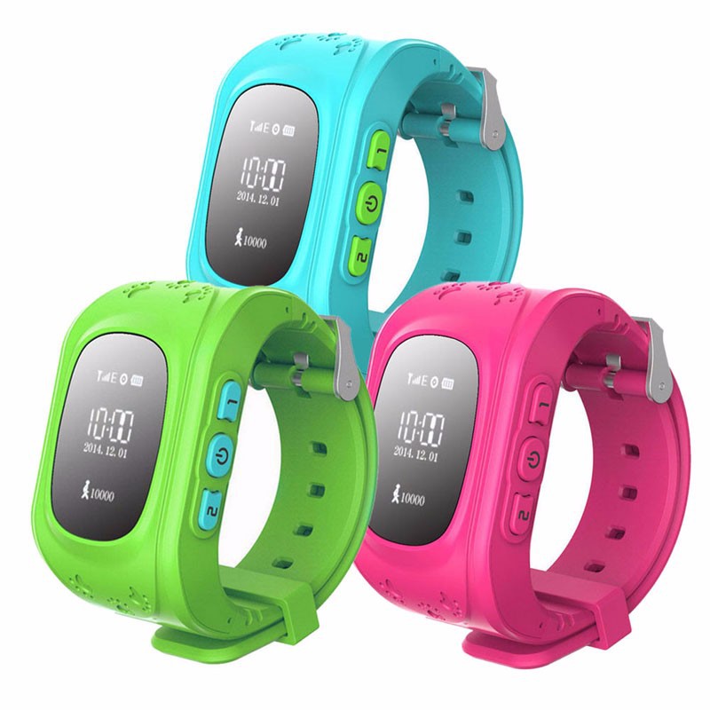 2016 Smart Kid Safe GPS Watch Wristwatch SOS Call Location Finder Locator Tracker for Kid Child