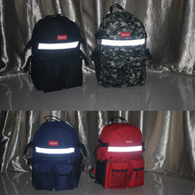 2015 Hot Sale Supreme Backpack Men and Women Canvas Backpacks Styling Bags Mochila Feminina Fluorescence Climbing Sports Bags