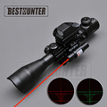 4 12X50 EG Tactical Riflescope Red And Green Dot Optics Rifle Scope with Holographic 4 Reticle