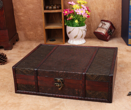 Compra cofres de madera antigua online al por mayor de China