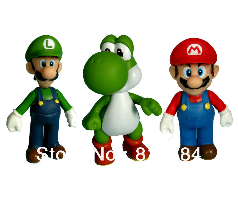 mario and luigi and yoshi toys