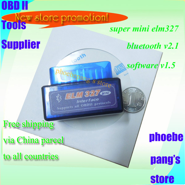     327  ELM327   OBD2 Bluetooth V2.1   V1.5   