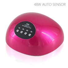48W Auto Sensor LED Lamp for Nail Gel Polish Professional LED UV Double Light Nail Dryer with Auto Induction Timer Setting-ND05