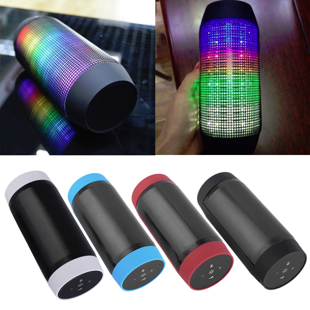 New Portable Pulse LED Light Stereo Wireless Bluetooth Speaker With FM For Party Wholesale New Portable Pulse LED Light Stereo Wireless Bluetooth Speaker With FM For Party Wholesale