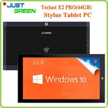 11.6 inch 1920×1080 Teclast X2 Pro Stylus Win10 Tablet PC In tel Core M 5Y10C 4GB RAM 64GB ROM 5MP OTG HDMI 45000mWh USB 3.0