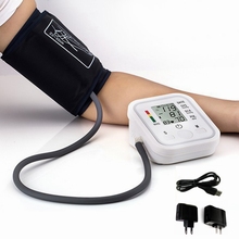 2014 wholesale Health Monitors Digital Upper Arm Blood Pressure Pulse Monitor Portable Blood Pressure Monitor