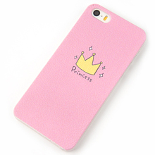 Phone Cases for iPhone 5 5S Case princess prince Crown Cover Brand New Arrive 2015 mobile