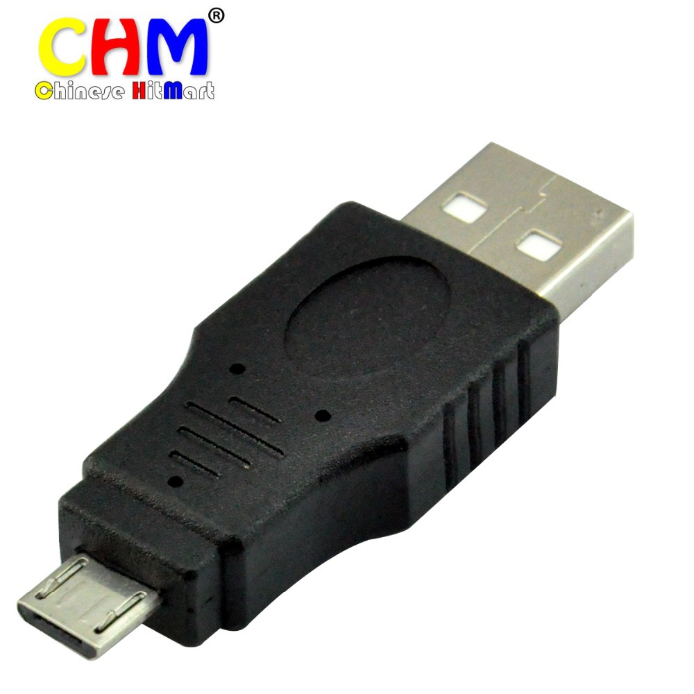 100pcs/lot USB male to micro usb male Converter connector adapter for mp3 mp4 #LQV87