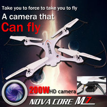 Luxury nova core M7 Fly Camera Remote Control Drone Helicopter Aircraft on board HD Quadcopter de controle remoto grand airplane