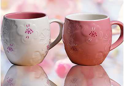 Perfect Peach Blossom Ceramic Cup Coffee Cup mug pink cup