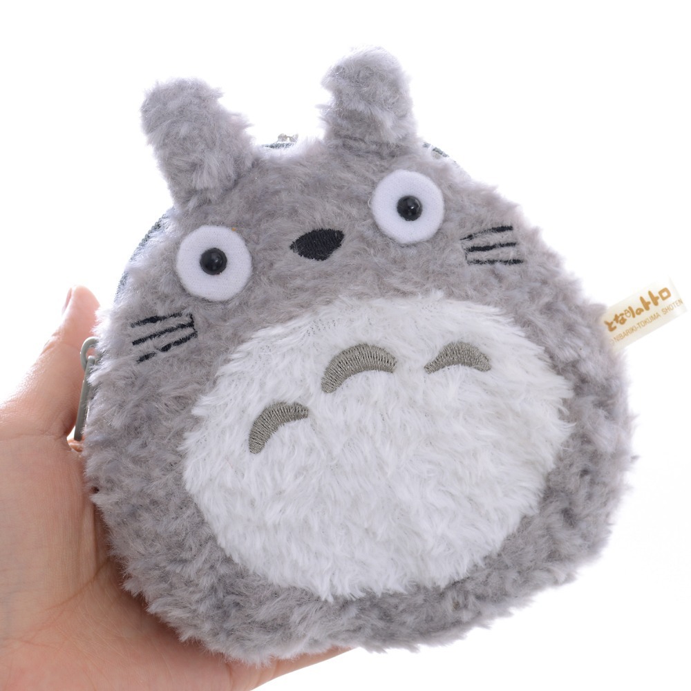 Portable Cartoon My Neighbor Totoro Plush Girls Coin Purse Wallet Chain Bags bags Ornaments 15*13cm New #LN