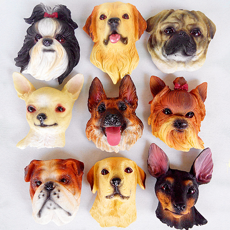 26 pcs/lot Dog Fridge Home Decor Souvenir French Bulldog