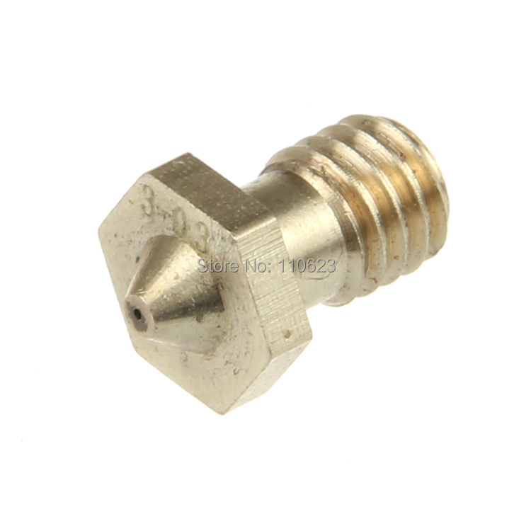 Geeetech 10pcs e3d j head hotend nozzle 0 3mm for 3mm filament reprap 3d printer extruder