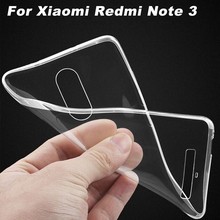 For Xiaomi HongMi Note 2 Redmi Note 2 5.5 inch Case Silicone 0.3mm Ultra thin transparent clear soft TPU Case For Redmi Note2