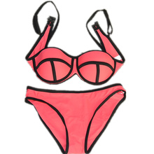 High Quality Swimwears New Summer 2015 Fashion Sexy Bikinis Women Swimsuit Bath Suit Push Up Bikini