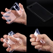 0 3mm Ultra thin Perfect Design Clear Crystal Transparent TPU Gel Soft Lenovo K920 Cover Case
