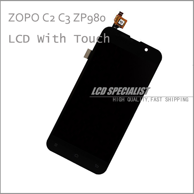 5 0 Inch New ZOPO ZP980 C2 C3 ZP980 LCD Display With Touch Screen Digitizer Sensor