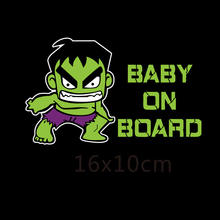 Reflective Car Decoration Superheroes Baby On Board Car Stickers And Decals for Volkswagen Skoda Honda Hyundai