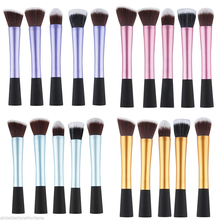 2015 New High Quality 5PCS Professional Makeup Brush Cosmetic Brushes Real Makeup Powder Brushes Techniques Makeup Set Kit